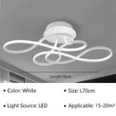 GobekUsa LED Chandelier Modern Ceiling Lamp for Living Dining Bedroom Home Lighting