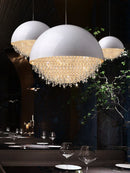 GobekUsa Crystal Chandelier: Nordic Luxury Lighting for Living Room, Bedroom, and Dining Area