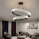 GobekUsa Lstre Modern Circle Chandelier for Bright 360° Lighting in Living Room, Bedroom, Kitchen