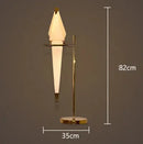 GobekUsa Crane Chandelier Iron LED Light for Bedroom Dining Children's Room