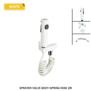 GobekUsa Brass Bidet Faucet Set Dual Function Shattaf Sprayer Gold Sanitary Shower