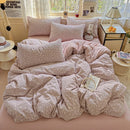 GobekUsa Cloud Touch Ultra Soft Duvet Cover Set in Sweet Design & Double Layer Yarn