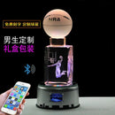 GobekUsa Crystal Lights Basketball Table Lamp for Bed Room Decor