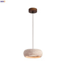 GobekUsa LED Pendant Lamp Yellow Travertine Adjustable Wabi Sabi Light