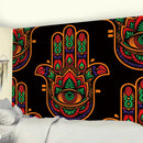 GobekUsa Lucky Hand Mandala Tapestry Wall Hanging Boho Decor