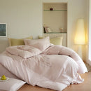 GobekUsa Brushed Volcanic Fleece Bedding Set: Luxe 100% Cotton Duvet Cover & Pillowcases