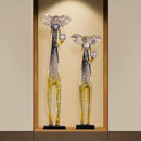 GobekUsa Elephant Floor Decoration Sculpture Living Room TV Cabinet Ornament Figurine