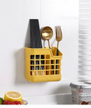 GobekUsa Kitchen Cutlery Storage Holder: Organize Utensils with Drawer Drying Rack Basket