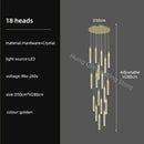 GobekUsa Crystal Chandelier: Modern Luxury Pendant Lighting for Home Decor