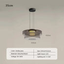 Nordic Glass Pendant Light in Green or Gray