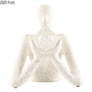 GobekUsa Abstract Figures Sculpture Decor: Resin Desk Statue Ornament for Room Aesthetics