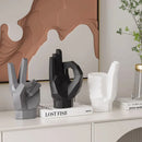 GobekUsa Gesture Art Decor for Home Office Living Room Bookcase Wine Cabinet