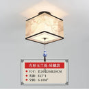 GobekUsa Lotus Chinese Chandelier Ceiling Lamp Simple Corridor Painting LED Lighting