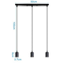 GobekUsa Industrial Wood Pendant Chandelier for Dinning Living Room Kitchen LED Fixture