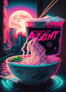 GobekUsa Japanese Food Neon Posters Canvas Painting for Home Kitchen Decor