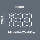 GobekUsa Hexagon LED Ceiling Light: High-Performance, Best-Selling, Honeycomb Design