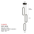 GobekUsa LED Chandelier: Modern Living Room Dining Room Pendant Lights for Home Decor