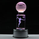 GobekUsa Crystal Lights Basketball Table Lamp for Bed Room Decor