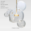 GobekUsa Glass Bubble Ball LED Chandelier Mickey Light for Modern Indoor Spaces