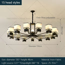 GobekUsa Chinese Zen Marble Chandelier for Living Room, Restaurant, and Bedroom