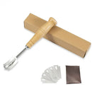 GobekUsa Bread Lame Cutter with Leather Cover and 5 Razor Blades