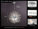 GobekUsa Dandelion Led Ceiling Chandelier for Home Decor Lighting Fixture