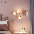 GobekUsa Kids' Room LED Wall Lamp - Cartoon Nursery Lighting Fixtures