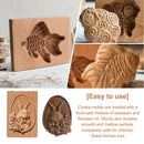GobekUsa Gingerbread Cake Wooden Mold: DIY Baking Accessory for Home Bakery