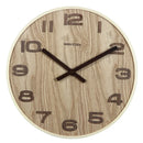GobekUsa Bamboo Wall Clock Modern Design Living Room Decor Timepiece