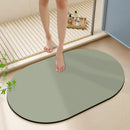 GobekUsa Diatom Ooze Bath Rug: Super Absorbent Non-slip Mat for Bathroom & Toilets