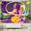 GobekUsa Kawaii Women Tapestry Anime Girl Illustration Aesthetic Art Hippie Dorm Decor