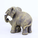 GobekUsa Elephant Family Figurine Resin Calf Kids Miniature Ornament Decoration
