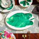 GobekUsa Green Leaf Collection: Tableware, Plates, Coffeeware, Teaware, Saucers, Bowl, Tray