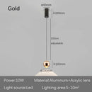 GobekUsa LED Bedside Lifting Chandelier – Modern Minimalist Nordic Pendant Light for Home Décor