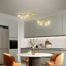 GobekUsa Glass Ball LED Chandelier Pendant for Dining Living Bedroom Kitchen