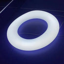 GobekUsa Cloud Pendant Light: Nordic Minimalist Doughnut Chandelier for Living Room & Kid's Bedroom