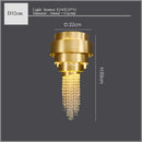 GobekUsa Golden Crystal Chandelier for Luxury Living & Dining Rooms