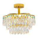 GobekUsa Crystal Light: Elegant Chandelier for Living Room, Dining Room & Bedroom