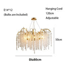 GobekUsa Crystal LED Chandeliers: Luxury Ceiling Pendant Lighting for Home, Dining, and Living Spaces