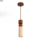 GobekUsa Columnar Stone LED Pendant Lamp - Yellow Travertine - Nordic Minimalism