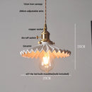 GobekUsa Ceramic Walnut Wood LED Pendant Light Fixture for Dining Room and Home Decor