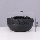 GobekUsa Golden Edge Succulent Flower Pot Vase - Indoor Ceramic Planter Pot