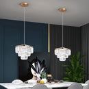 GobekUsa Crystal LED Ceiling Chandelier for Kitchen Island, Living Room, Dining Room Lighting
