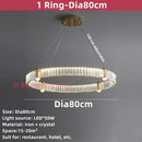 GobekUsa Crystal Ceiling Chandelier LED Indoor Lighting for Living Room Bedroom Study