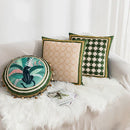 GobekUsa Geometric Tufted Embroidery Cushion Cover 45x45cm Black White Lattice Sofa Pillow