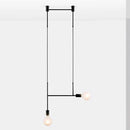 GobekUsa Geometric Iron Pendant Lights for Dining Bedroom Cafe Indoor Decor