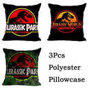 GobekUsa Jurassic Park Dinosaur Pillowcase Cover for Living Room Sofa and Chair