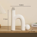 GobekUsa Geometric Ceramic Candle Holder Ornaments - Home Decor Accessories