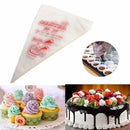 GobekUsa 50-Piece Disposable Pastry Bags Set for Cake Decoration and Baking