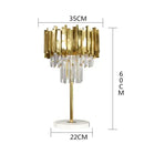GobekUsa Gold Black Crystal Chandeliers LED Ceiling Light for Luxe Living & Hospitality
